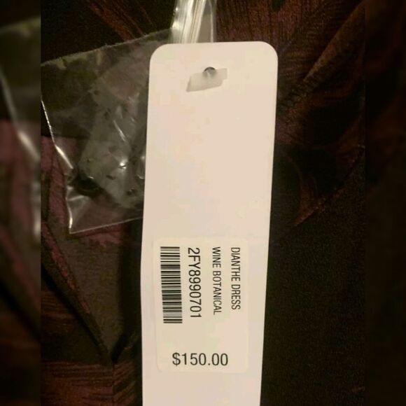 Soft Surroundings Dianthe Maxi Belted Fit & Flare Dress Size Large NWT - Picture 8 of 9